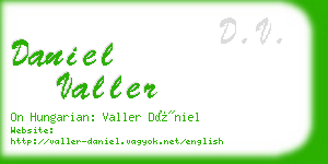 daniel valler business card